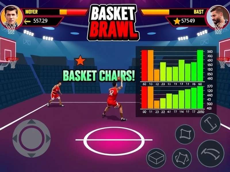 Basket Brawl features and customization options